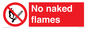 No naked flames